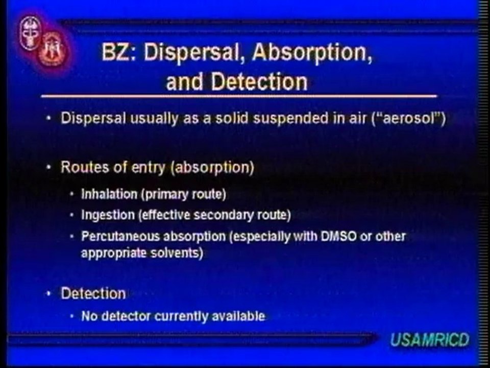 MEDICAL MANAGEMENT OF CHEMICAL AND BIOLOGICAL CASUALTIES - INCAPACITATING AGENTS