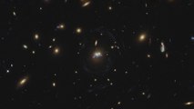 Zooming in on merging galaxies and a string of star formation in SDSS J1531 3414
