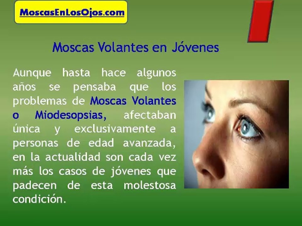 Moscas Volantes En Jovenes y Sus Tratamientos : Como Curar Las Moscas Volantes en Jovenes