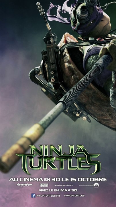 NINJA TURTLES : l’affiche animée de Donatello