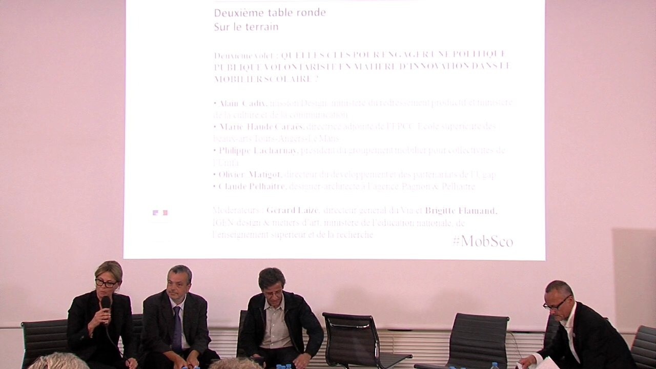 Le Prix Jean Prouvé, le mobilier scolaire de demain, mode d'emploi - Colloque "Refondation de l'École : une question pour le design" - mardi 27 mai 2014