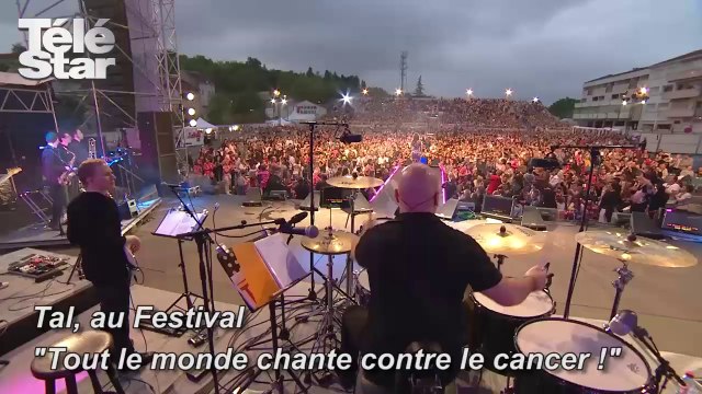 Tal chante pour Tout le monde chante contre le cancer