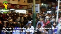 Argentina a la Final Festejos en Paso de los Libres