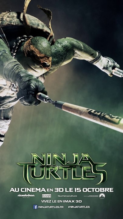 NINJA TURTLES : l’affiche animée de Michelangelo