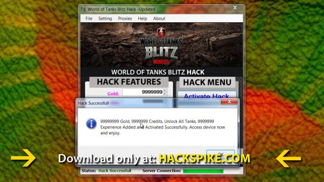 Working World of Tanks Blitz Cheat get 99999999 Gold - World of Tanks Blitz Credits and Gold Cheats