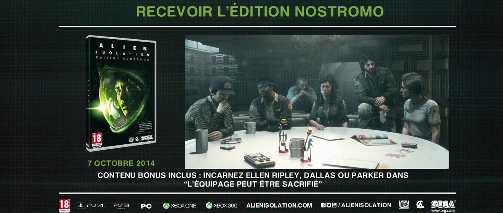 Alien: Isolation - Le trailer de l'édition Nostromo