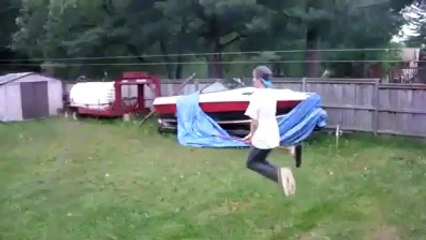 Dando um rolê de vassoura