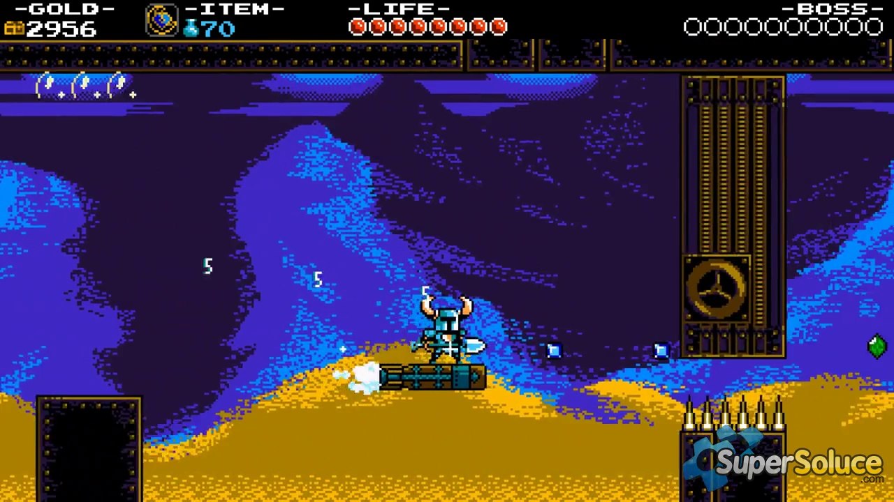 Solution Shovel Knight : Iron Whale