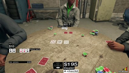 Watch Dogs - Gagner un POKER facilement (en trichant avec une camera) | FPS Belgium