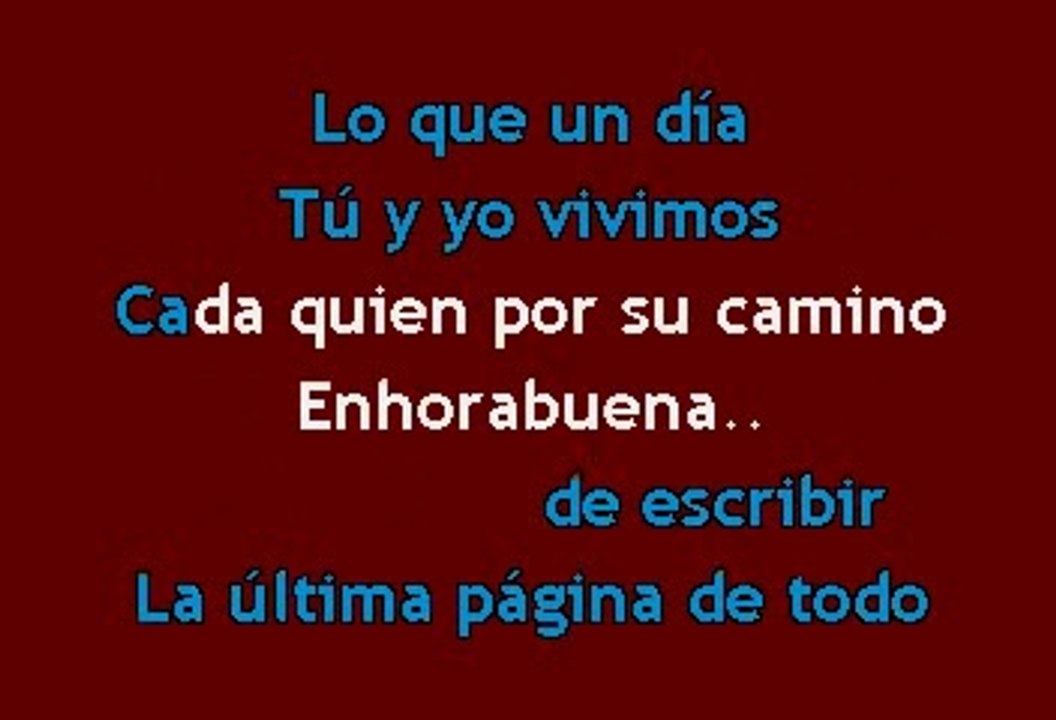 Fidel Rueda - Enhorabuena