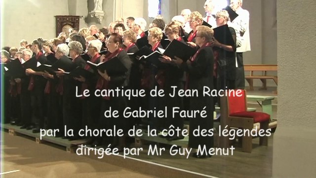 chorale côte des légendes : Le cantique de Jean Racine BRIGNOGAN 6 7 2014