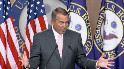 下载视频: Boehner blames Obama for child immigrant problem