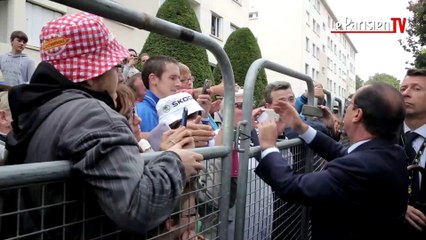 Hollande sur le Tour 2014 : «Vous êtes trop beau M. le Président !»