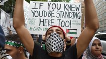 Social video of pro-Palestinian protests in Chicago and NYC