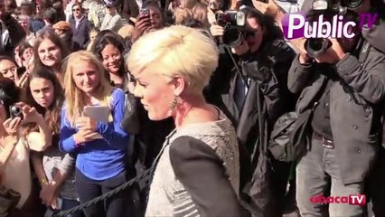 Exclu Vidéo : Kate Hudson, Jared Leto, et Pink au défilé Armani !