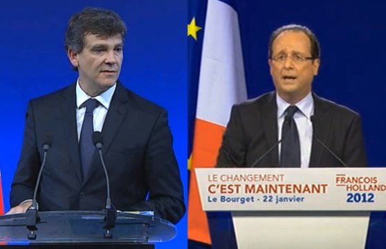 Arnaud Montebourg s'amuse à reprendre le discours du Bourget