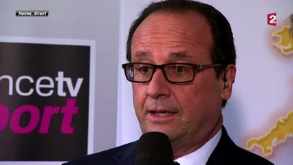 Interview avec Gérard Holtz à Reims à l'occasion de la 6ème étape du Tour de France