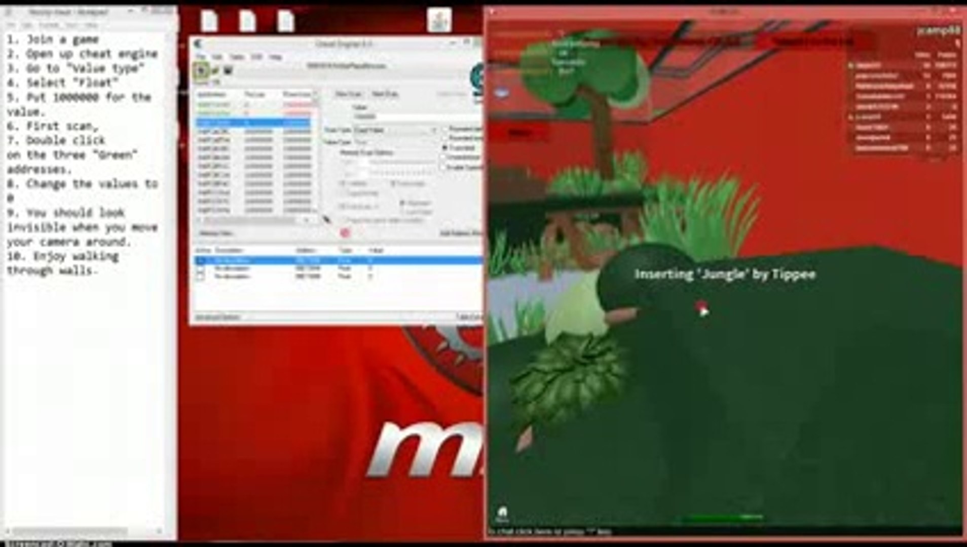 Roblox Noclip Hack 2014 Video Dailymotion - new roblox exploit noclip unpatched glitch through walls and objects 32 64 bit os