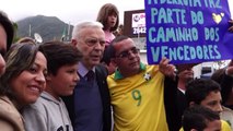 Brazilian football fans still behind their team despite rout