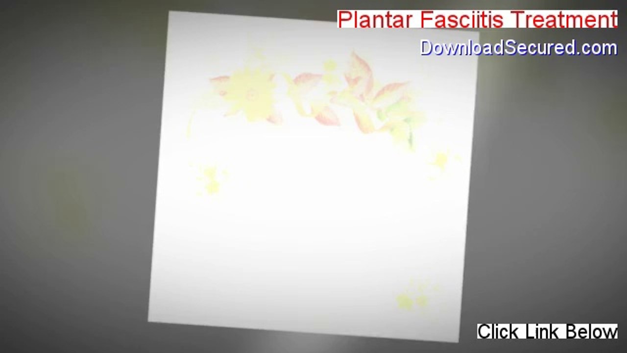 Plantar Fasciitis Treatment Download PDF [Legit Download 2014]