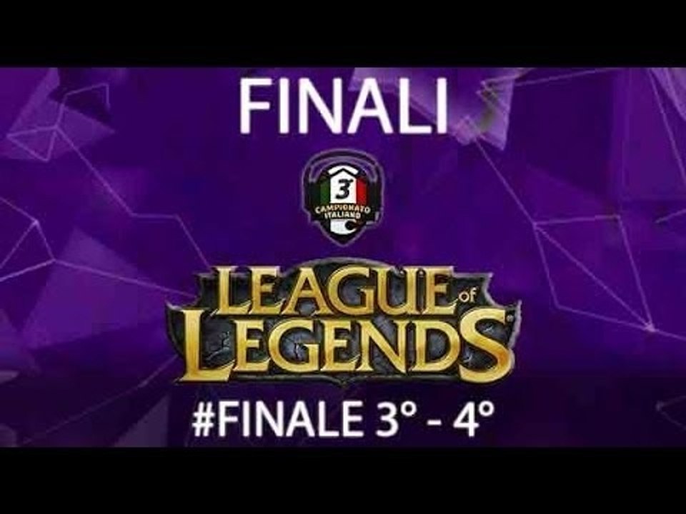 Finale 3°/4° posto del 3°Campionato Personal Gamer di League of Legends