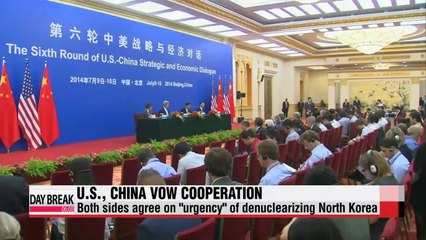 China, U.S. agree to cooperate on denuclearizing North Korea
