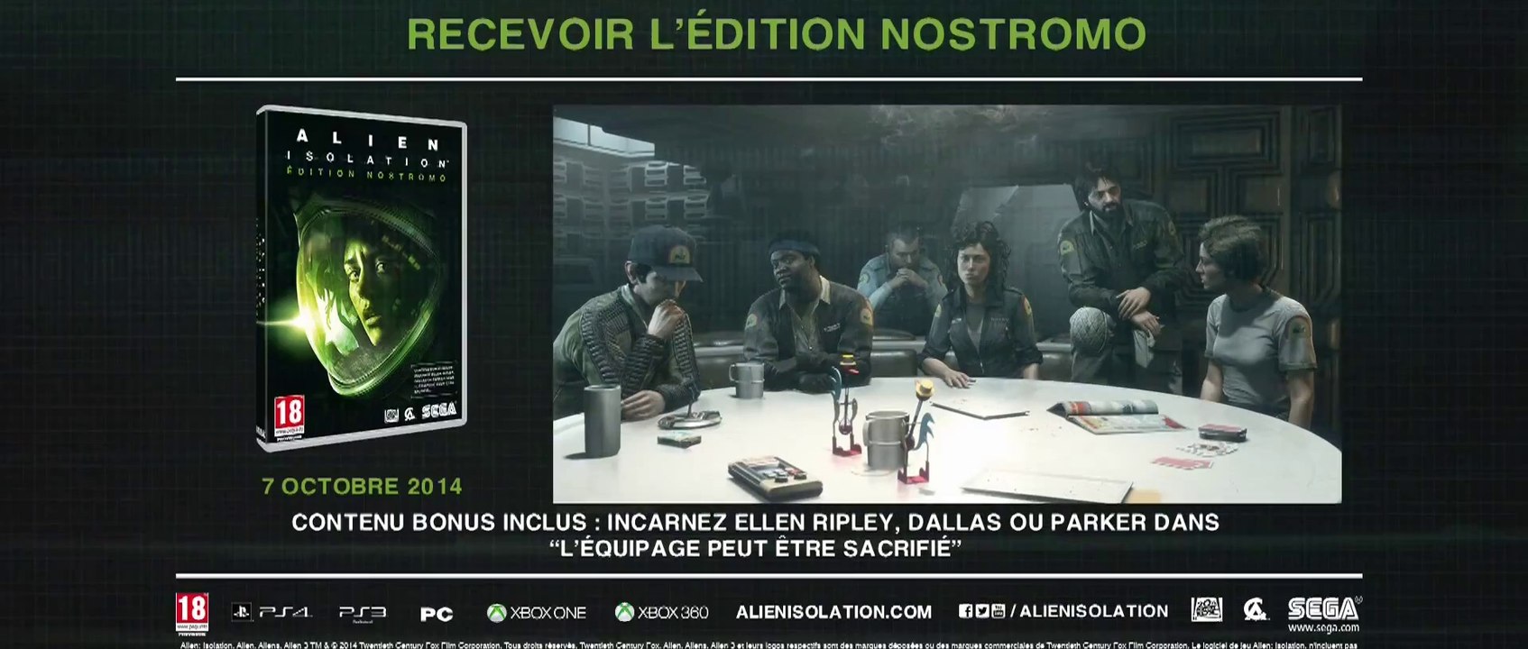 Alien : Isolation - Trailer Nostromo