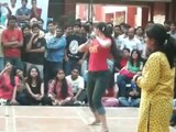 Indian College Girls Dancing in Tight Jeans Pant