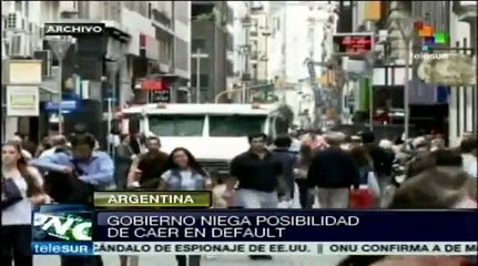 No hay posibilidad de que Argentina entre en default