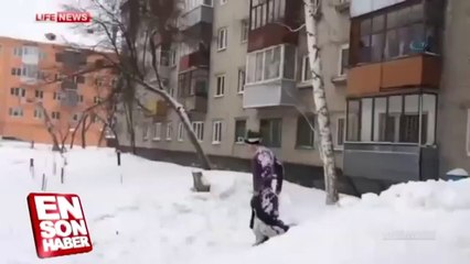 Kendini Yakıp 5. Kattan Atlayan Dublör - Rusya