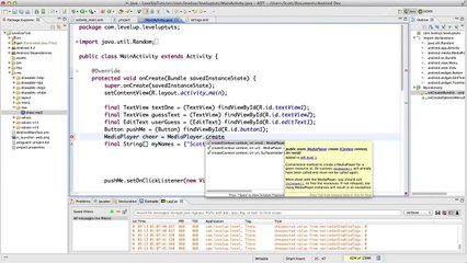 Android Development Tutorials #18 - How To Play Audio