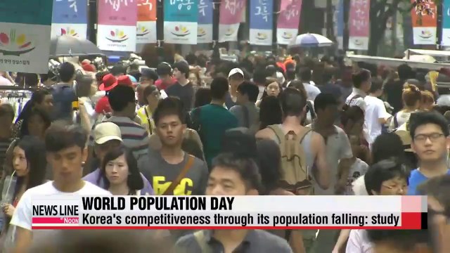 Korea's competitiveness through its population falling study