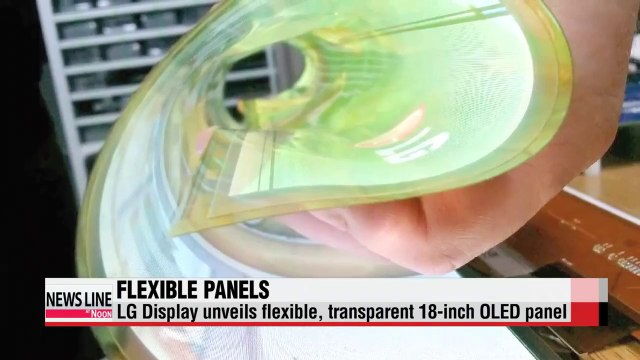 LG Display unveils flexible, transparent OLED panels