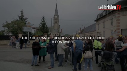Tour de France : rendez-vous avec le public à Pontavert (Aisne)