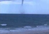 Waterspout Spotted on Florida's Cocoa Beach
