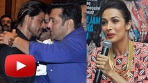 Salman - Shahrukh IFTAR 2014 HUG | Malaika Arora Khan's SHOCKING REACTION