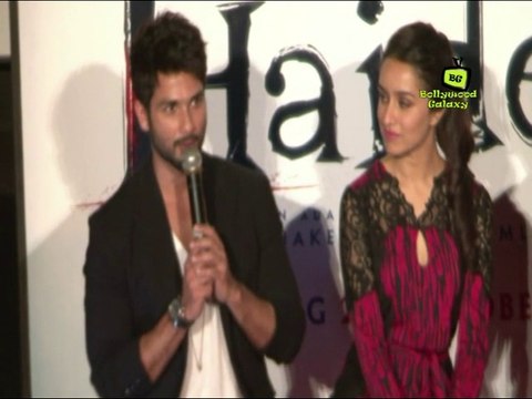 Grand Trailer Launch Of Movie Haider | Shahid Kapoor, Shraddha Kapoor, Kay Kay Menon, Tabu