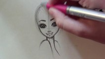 ❤Come disegnare i capelli _how to Draw MANGA HAIR -3 hairstyles(step by step)❤