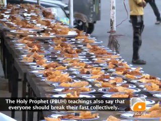 Mass Iftar Arrangements in Karachi-11 July 2014