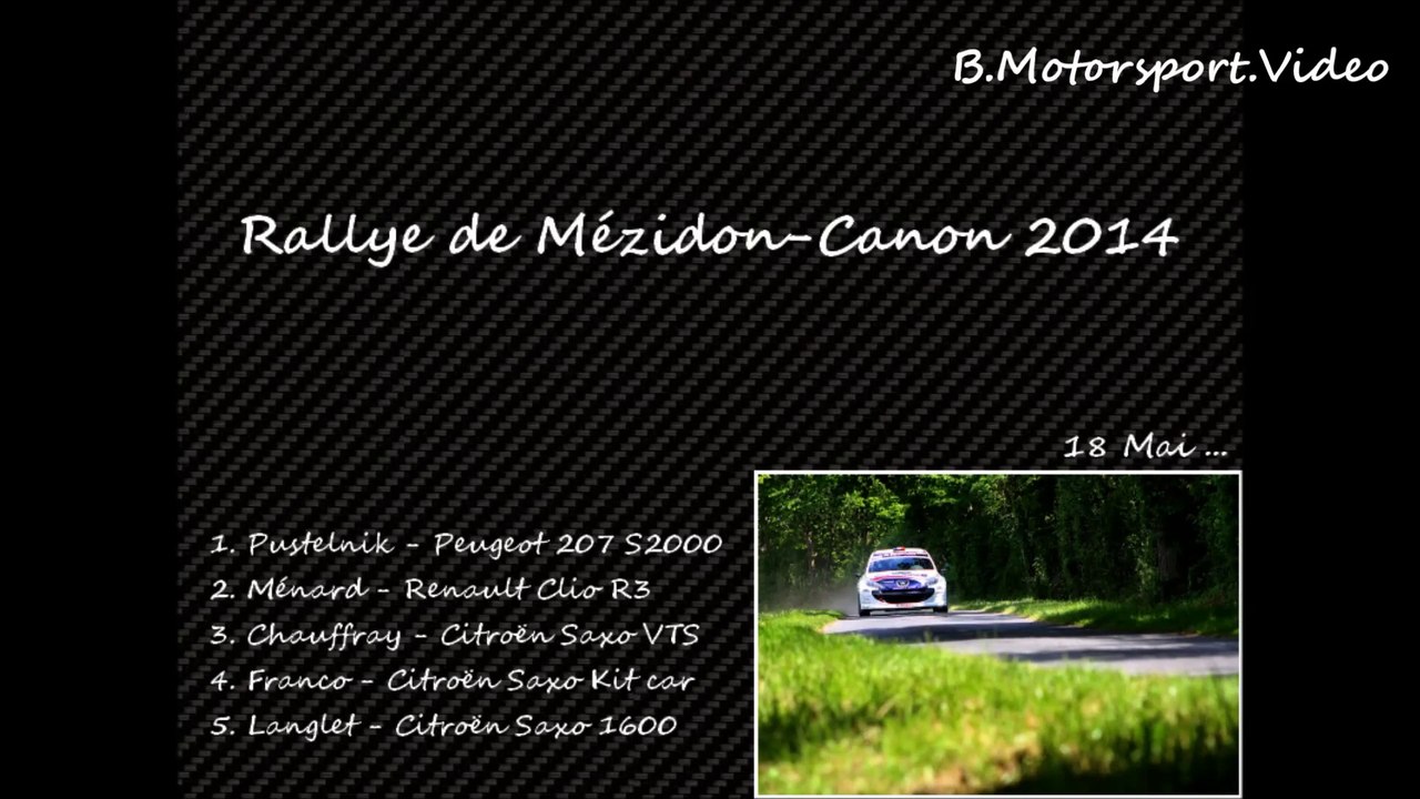 Rallye de Mézidon-Canon 2014