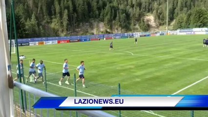 LAZIO ritiro 2014 - test atletici DJORDJEVIC-BRAAFHEID-EDERSON-MAURI-NOVARETTI, giorno 1 (11.7.2014)