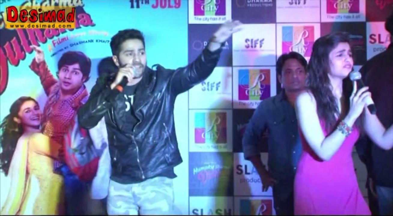 Alia Bhatt & Varun Dhawan on Comedy Nights with Kapil 12th June 2014 EPISODE -- Alia & Kapil ROMANCE