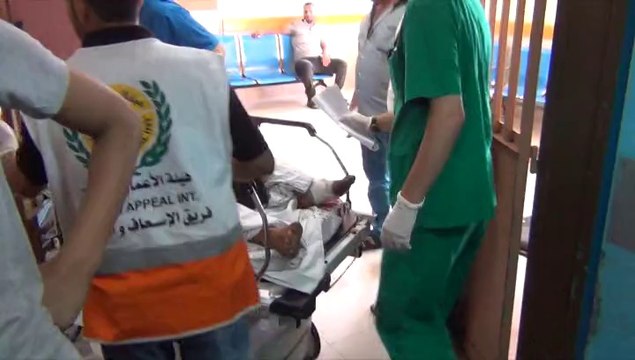 Reportage : L'hôpital de Gaza sous pression (Attention, certaines images de cette vidéo sont susceptibles de choquer)