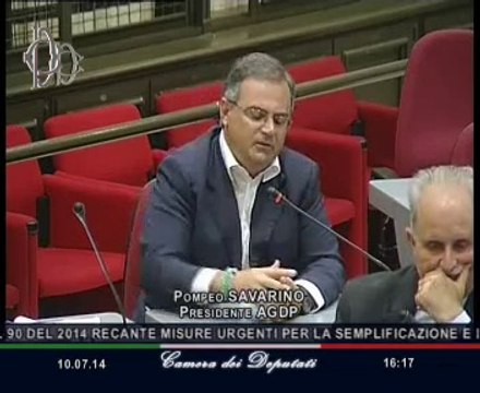 Roma - Audizioni sul decreto per la semplificazione (10.07.14)
