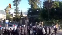 Palermo - Scontri manifestazioni violente, indagati 8 ex Pip (10.07.14)