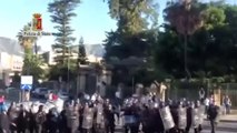 Palermo - Pietre contro le forze dell'ordine, 8 denunce (10.07.14)