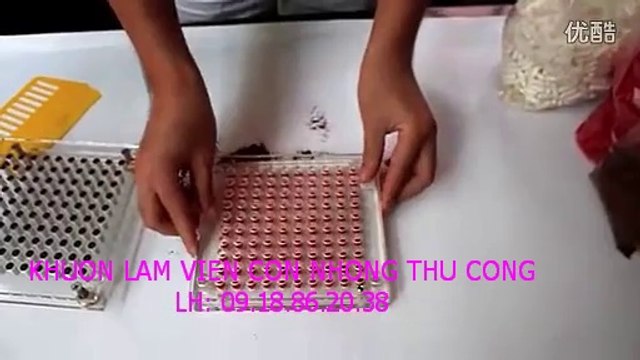 khuôn viên con nhộng thủ công, khuôn vô nang thủ công