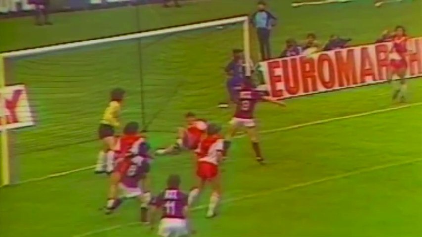 Fanion Finale Coupe De France 1983/1984 FC Metz - AS Monaco - Vintage Football Français