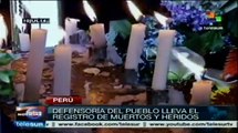 Defensores de DD.HH. piden justicia para víctimas de represión en Perú