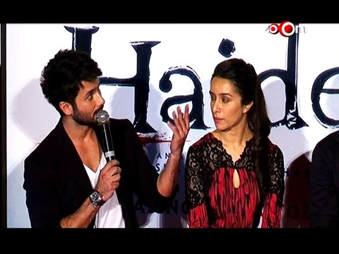 Haider Movie - Shahid Kapoor, Shraddha Kapoor and Tabu - First Look launch
